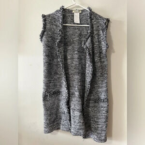 Cocogio Long  Sleeveless Cardigan